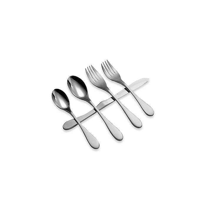 slide 1 of 1, Knork Matte Flatware Set, 20 ct