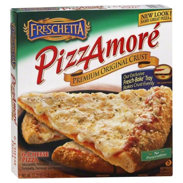 slide 1 of 1, Freschetta Pizza Premium Original Crust 6cheese, 23.37 oz