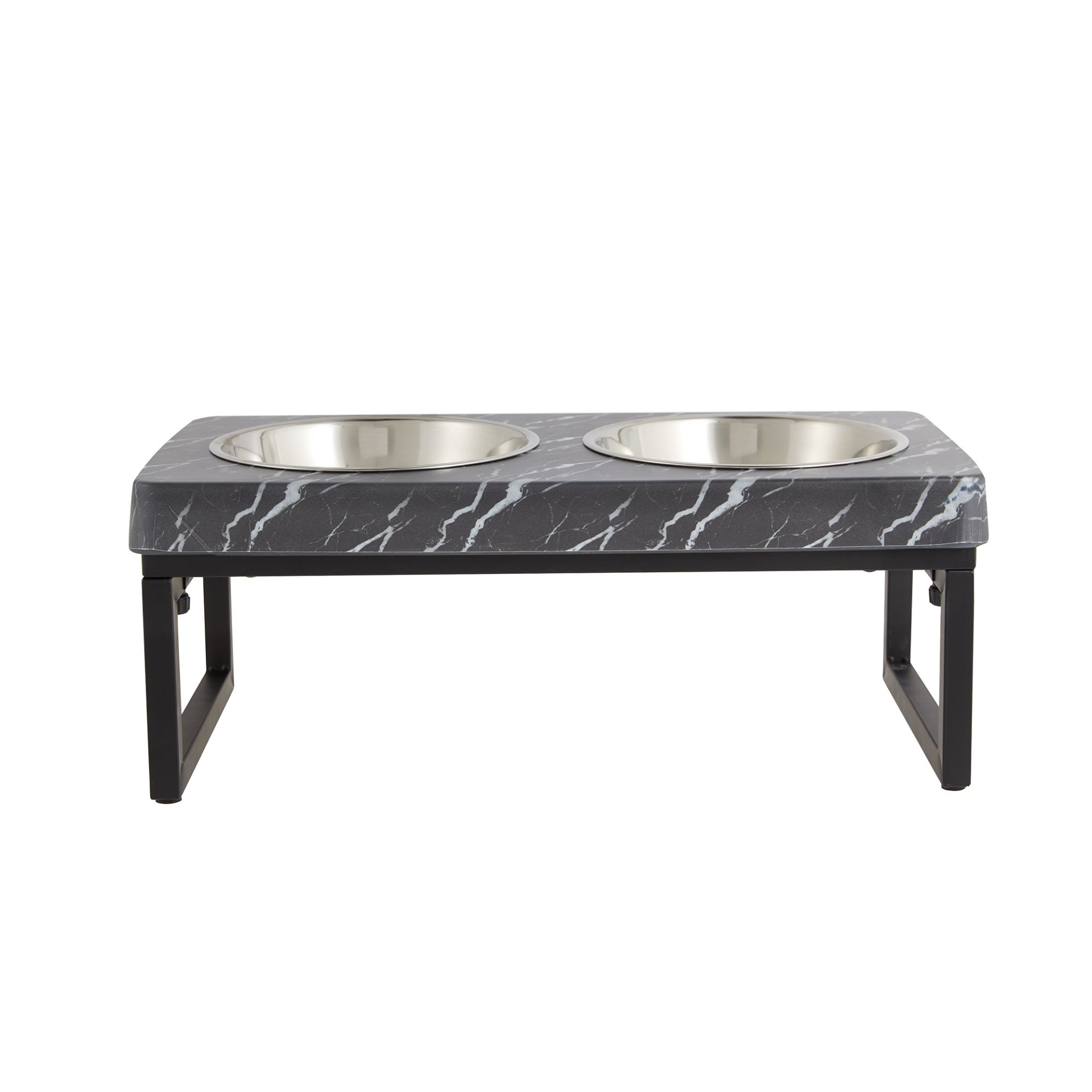 Top Paw Elevated Feeder with Folding Legs Double Diner Dog Bowls 28 fl oz Shipt