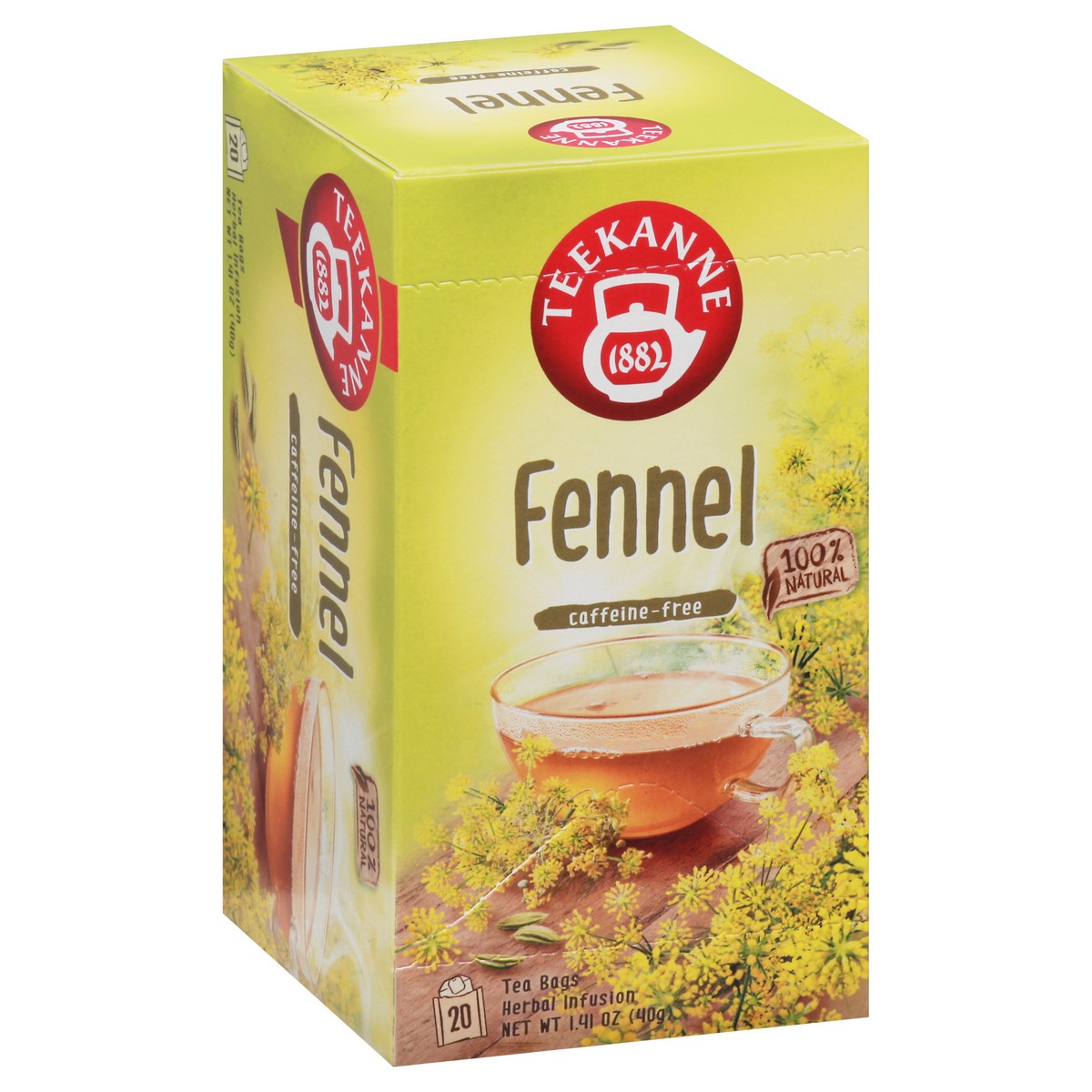slide 10 of 14, Teekanne Fennel Tea, 20 ct; 1.41 oz