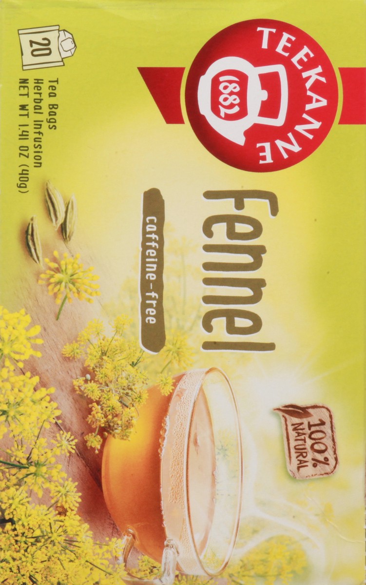 slide 11 of 14, Teekanne Fennel Tea, 20 ct; 1.41 oz