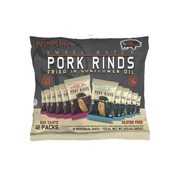 slide 1 of 1, Southern Recipe Small Batch Pork Rinds Multipack, 12 ct