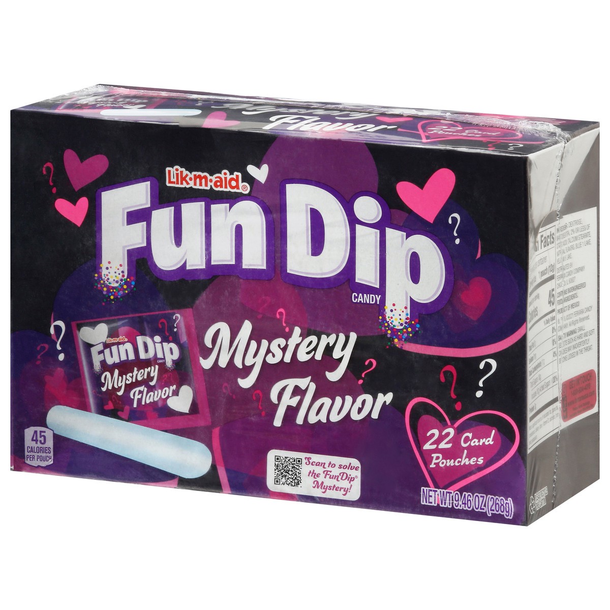 slide 12 of 15, FUN DIP Mystery Flavor Valentines Candy 22 ct Box, 1 ct