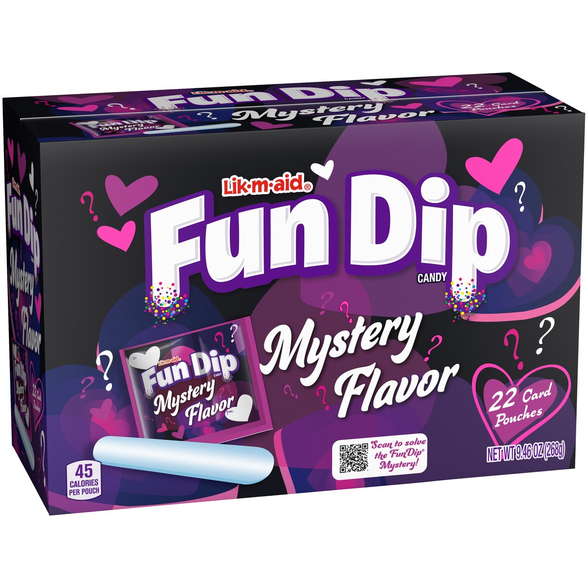 slide 9 of 15, FUN DIP Mystery Flavor Valentines Candy 22 ct Box, 1 ct