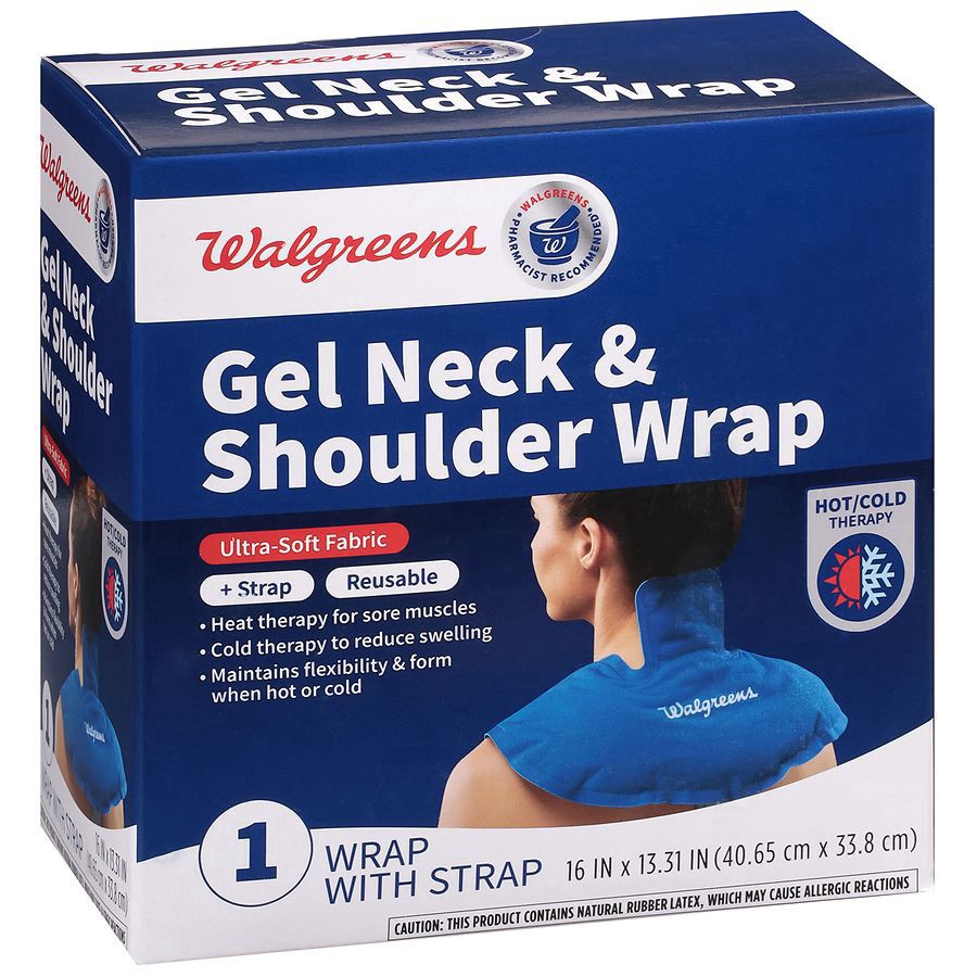slide 2 of 3, Walgreens Reusable Hot and Cold Neck and Shoulder Wrap, 1 ct