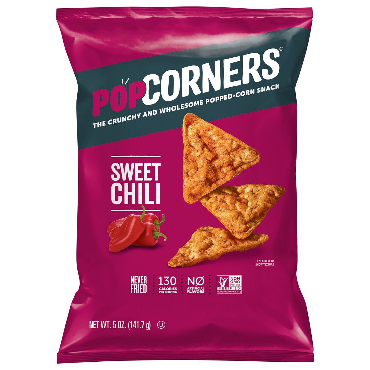 slide 3 of 8, PopCorners Sweet Chili Popped-Corn Snack 5 oz, 5 oz