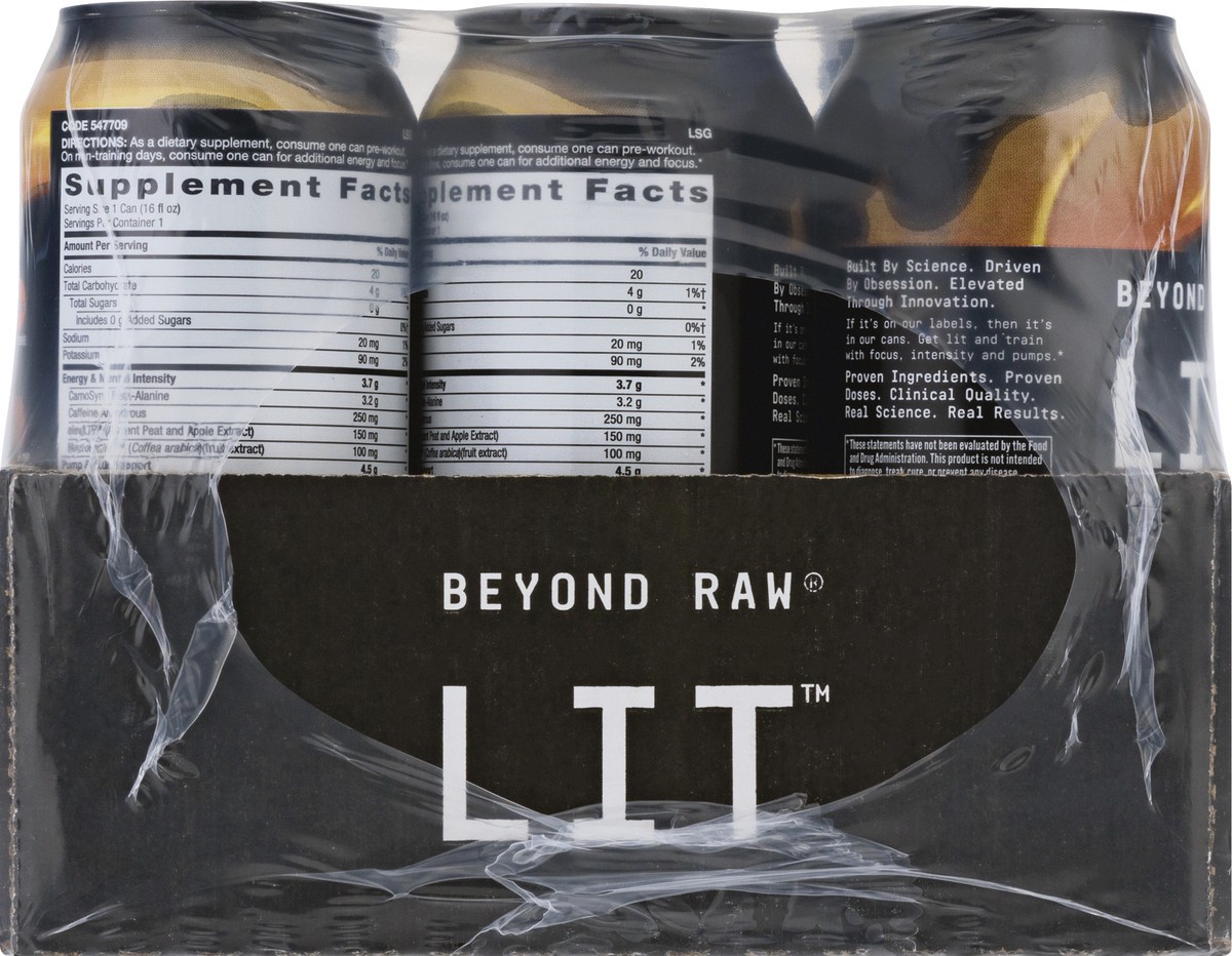 slide 3 of 13, Beyond Raw LIT Beyond Dew Energy Drink - 12 ct, 12 ct