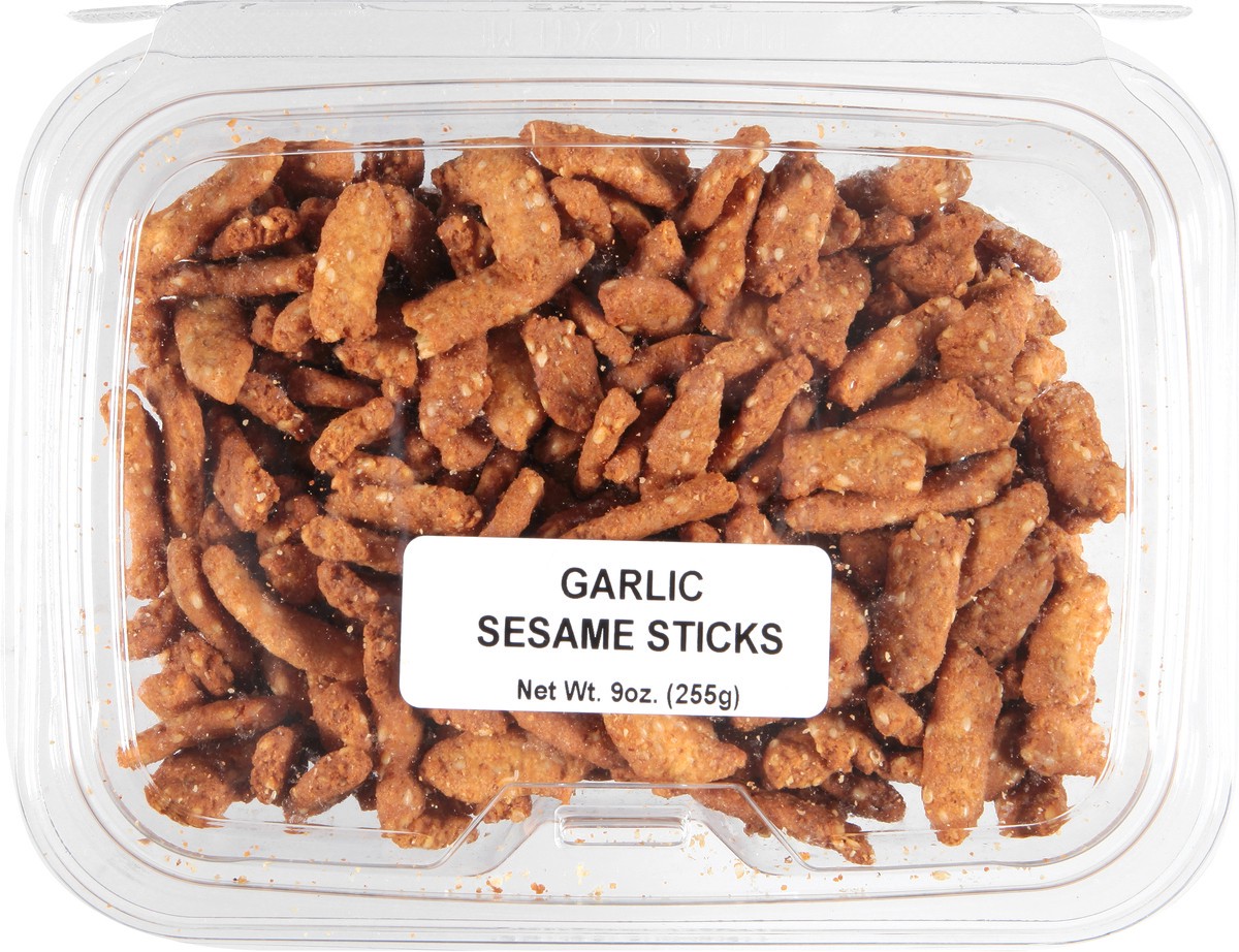 slide 6 of 9, JLM Manufacturing Garlic Sesame Sticks 9 oz, 9 oz