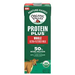 Organic Valley Protein Plus Whole Milk - 48 fl oz
