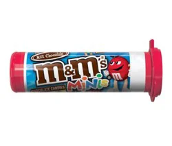 M&M''S MINIS Milk Chocolate Candy, 1.08 oz Tube (Package May Vary)