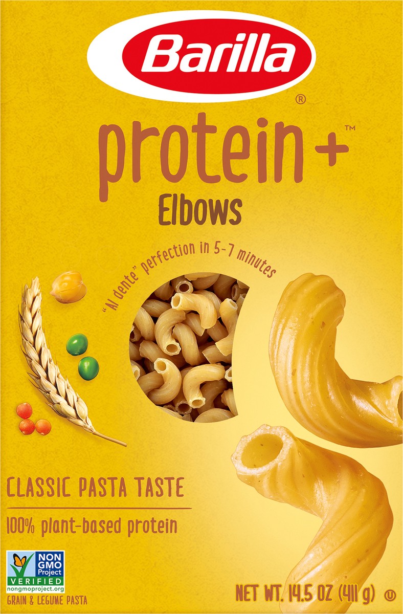 slide 8 of 9, Barilla Protein +™ Elbows Pasta 14.5 oz. Box, 14.5 oz