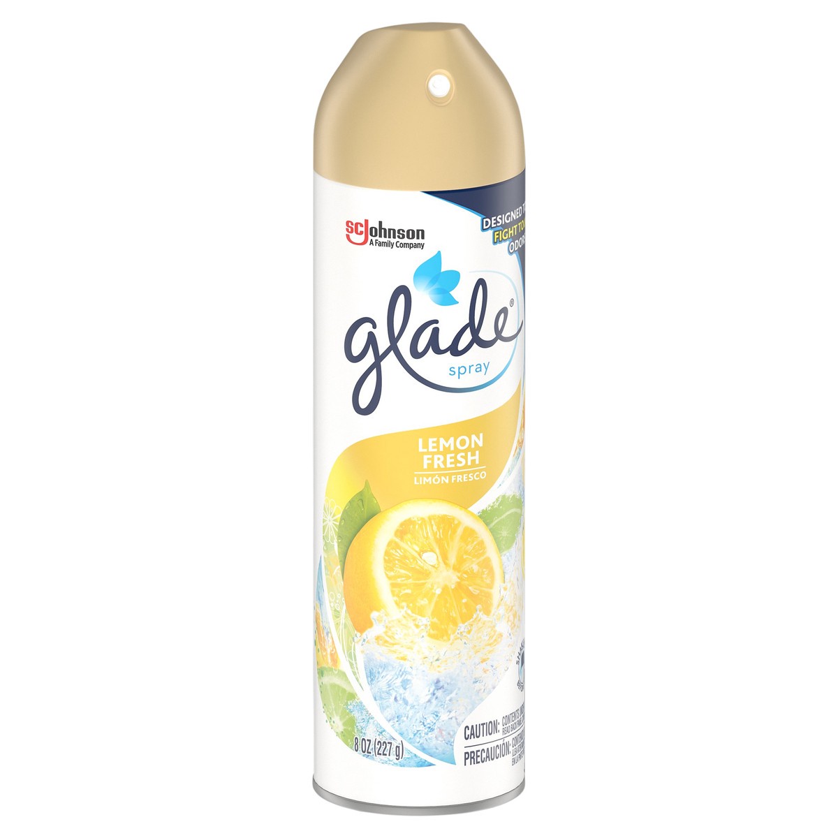 slide 3 of 7, Glade 8Oz Aerosol Lemon Fresh, 1 ct