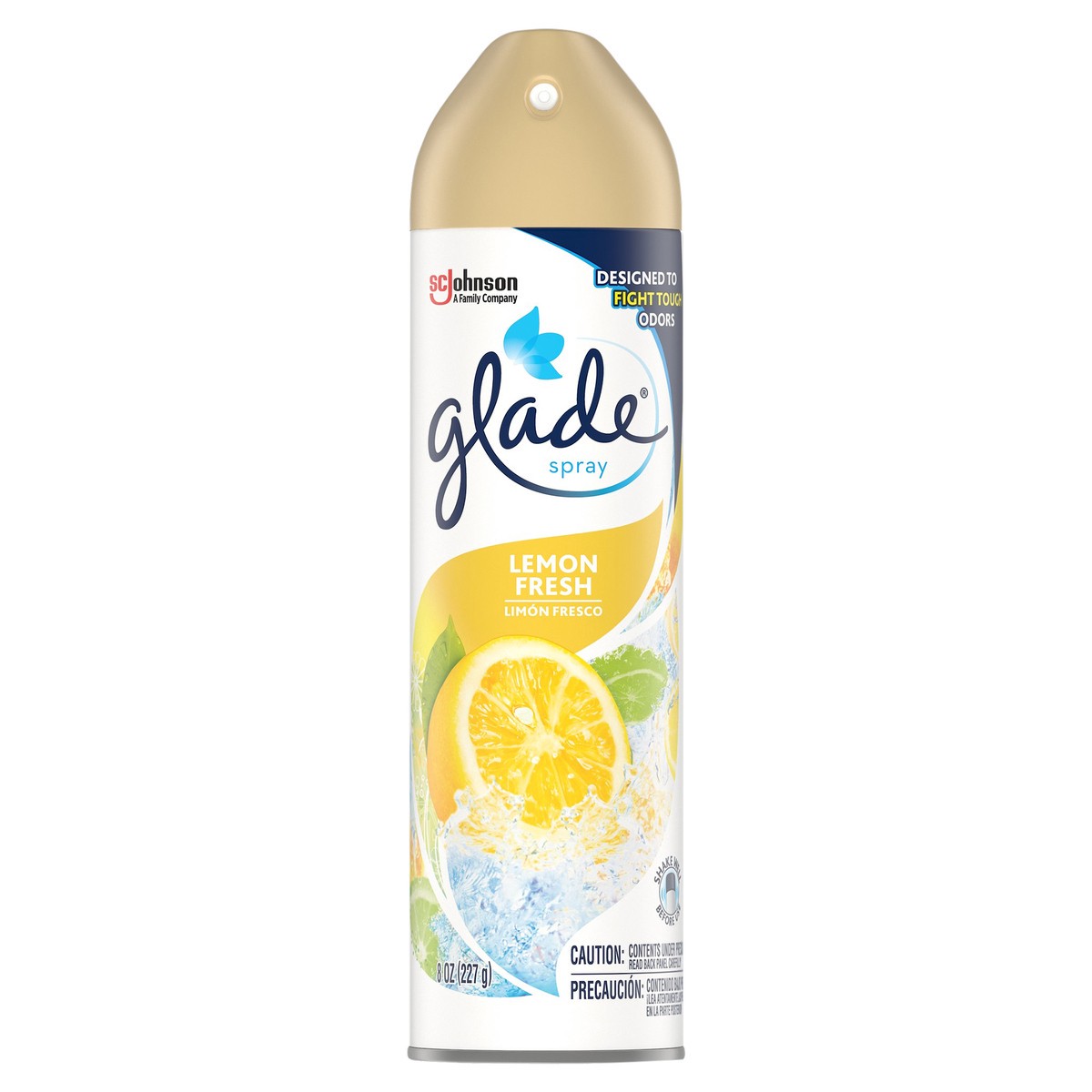 slide 1 of 7, Glade 8Oz Aerosol Lemon Fresh, 1 ct