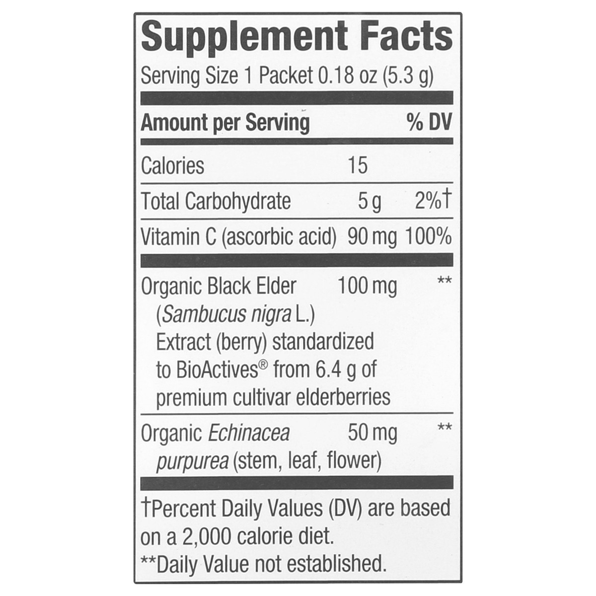 slide 12 of 12, Nature's Way Sambucus Honey Lemon-Berry Flavored Hot Drink Mix 10 ea, 10 ct