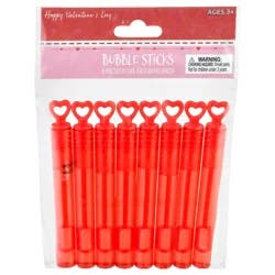 Natural's Ideangbo MerryArt Glow-Tech Happy Valentine's Day Bubble Sticks - 8 ct, 0.13 fl oz Each