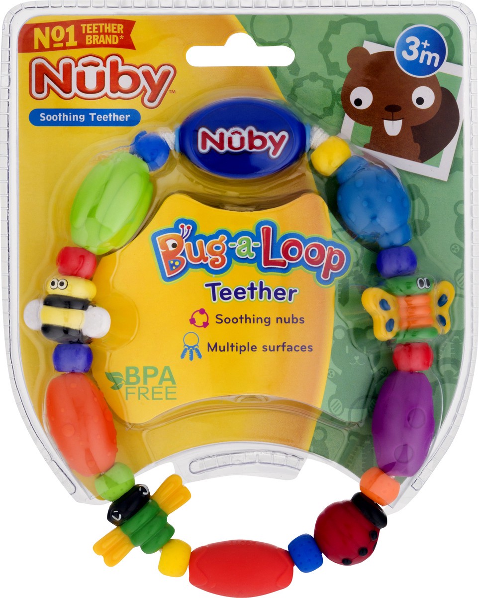 slide 6 of 9, Nuby Baby Bug A Loop Teether, 1 ct