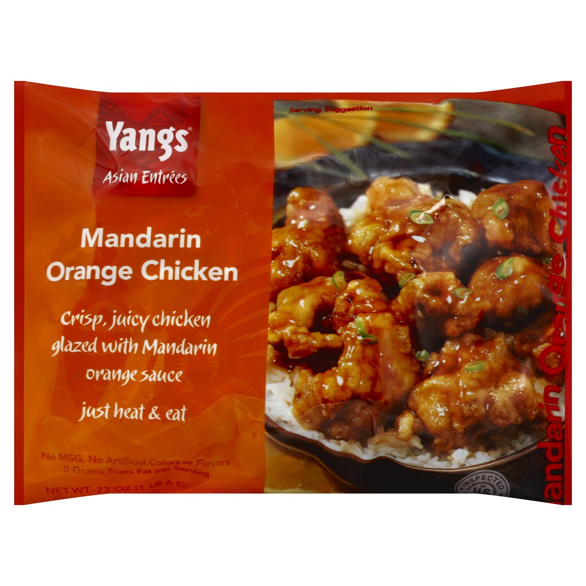 slide 3 of 5, Yangs 5th Taste Mandarin Orange Chicken 22 oz, 22 oz