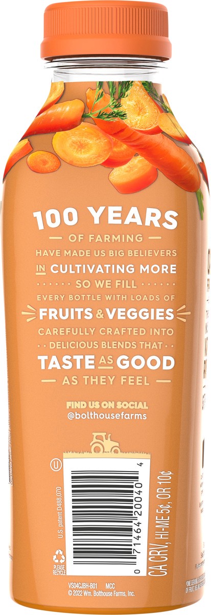 slide 4 of 5, Bolthouse Farms 100% Carrot Vegetable Juice- 15.2 oz, 15.2 oz