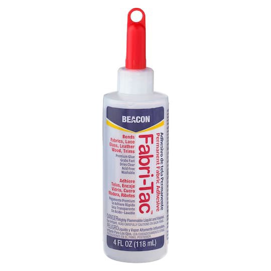 slide 1 of 3, Fabri-Tac Adhesive 4 Oz., 1 ct