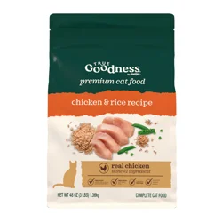 True Goodness Chicken and Rice Dry Cat Food 3 lb