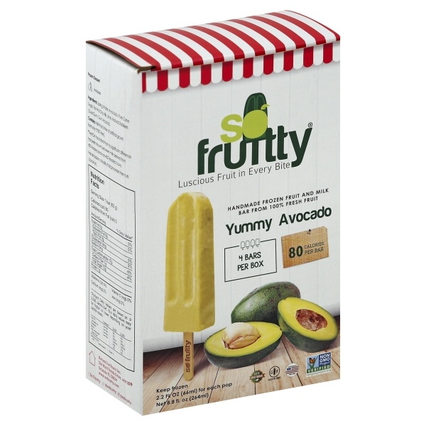 slide 1 of 1, So Fruitty Frozen Bars 4 ea, 4 ct