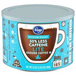 Kroger 50% Less Caffeine Lite Ground Coffee- 24 oz
