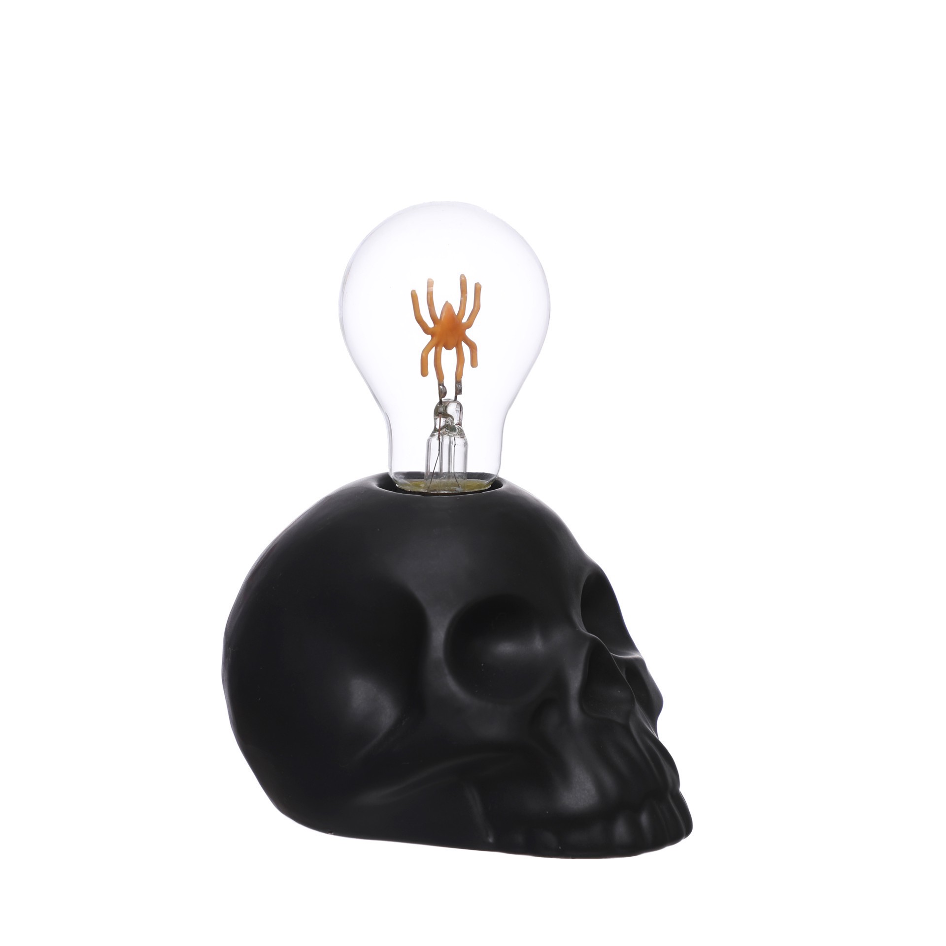 slide 3 of 4, 7.5" Skull Decorative Light By Ashland, 5.5 in x 4 in x 7.5 in