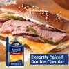 slide 12 of 14, Kraft Expertly Paired Double Cheddar Cheese Slices for Deli Sandwiches, 12 ct Pack, 12 ct