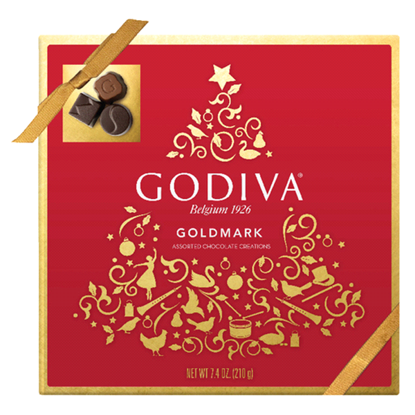 slide 1 of 1, Godiva Chocolatier Goldmark Assorted Chocolate Creations, 7.4 oz