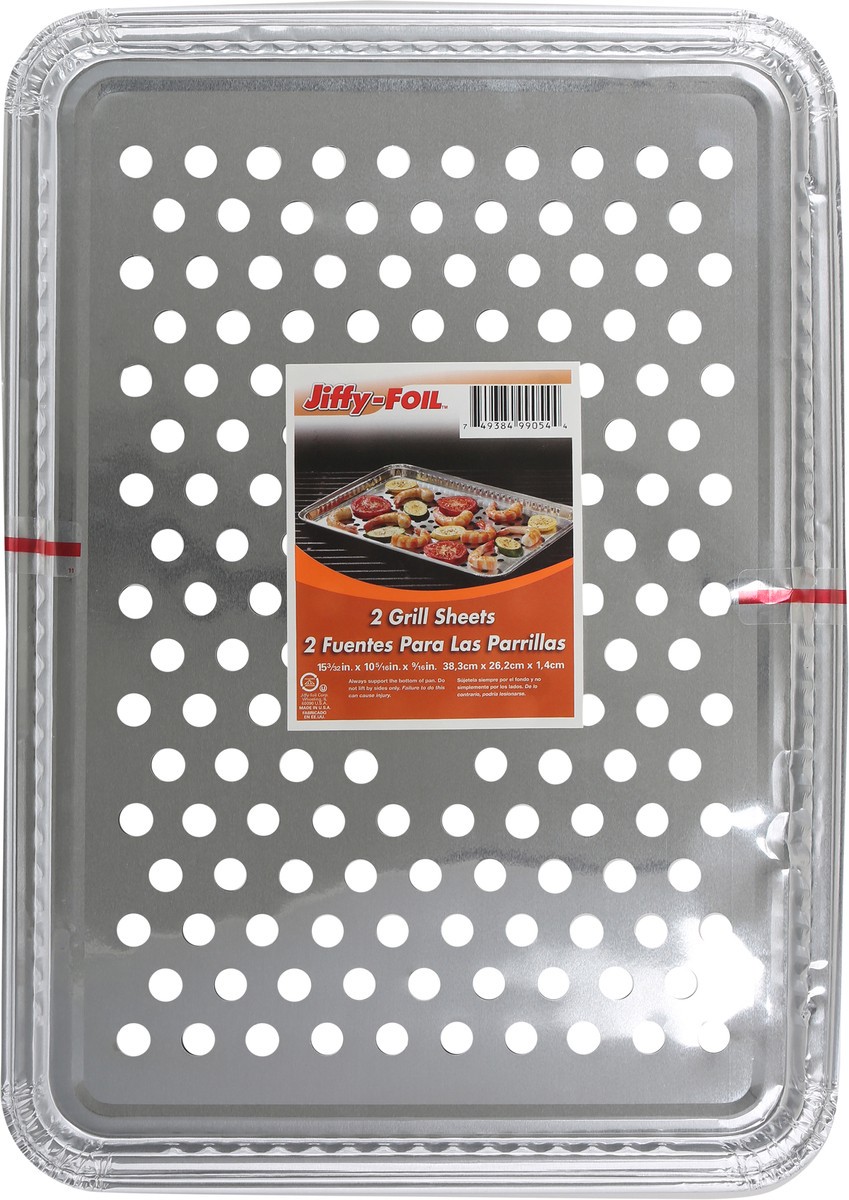 slide 4 of 12, Jiffy-Foil Bbq Grill Sheets, 1 oz