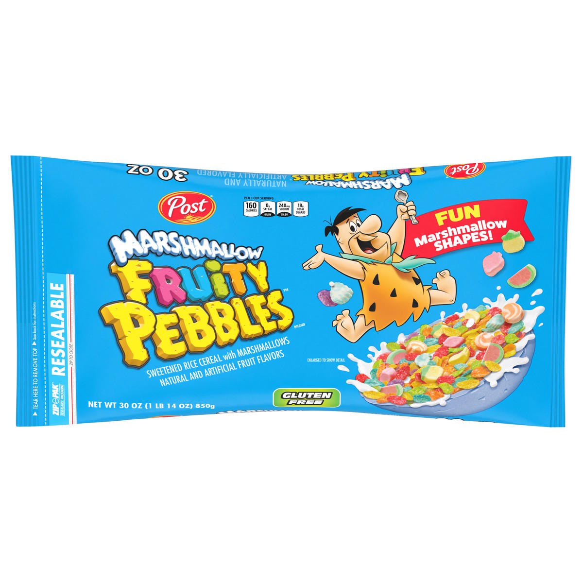 slide 1 of 10, 1/30 Pebbles Fruity Pebbles With Mar, 30 oz