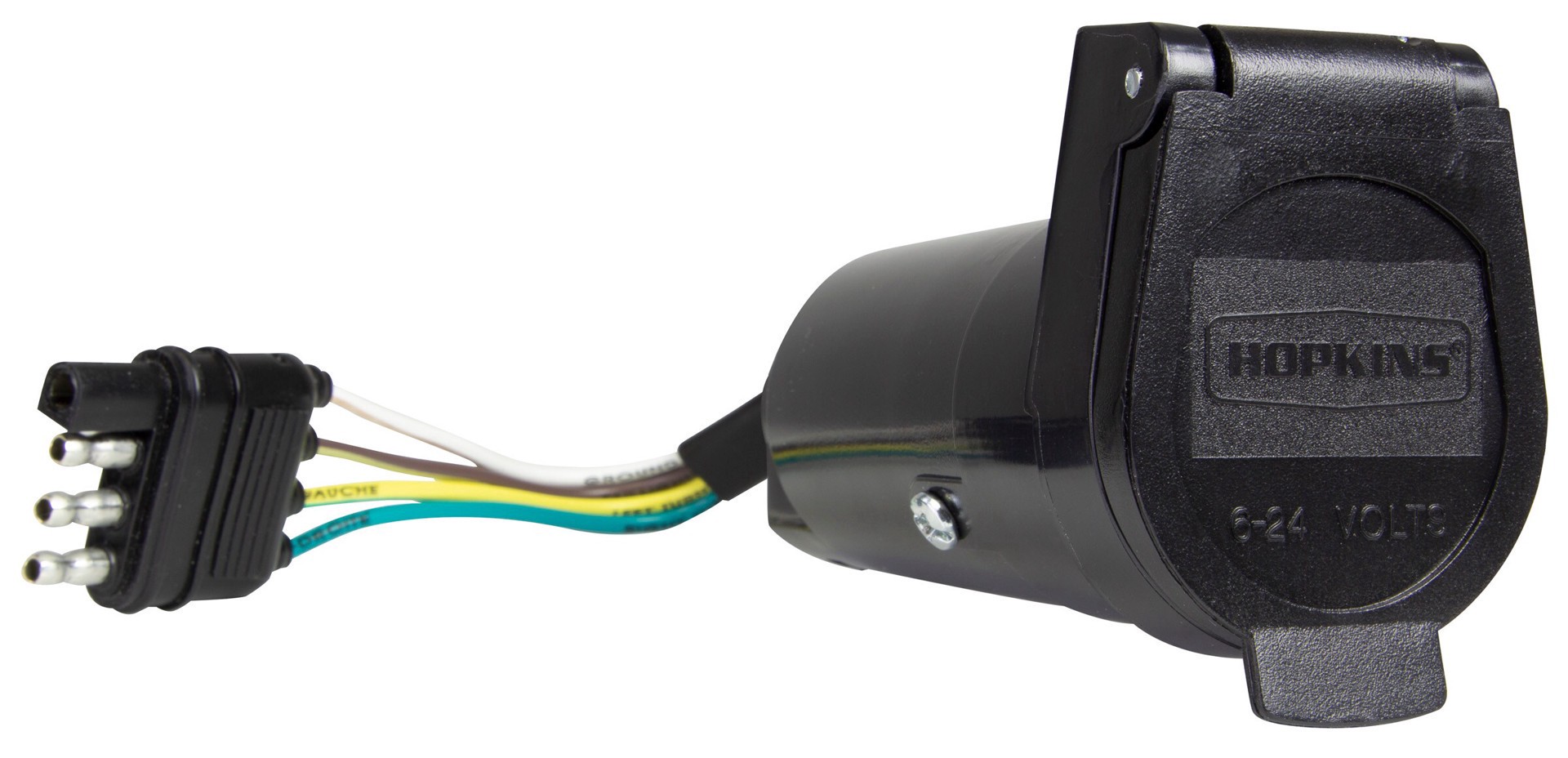 slide 5 of 6, Hopkins 4 Flat To 7 Blade Vehicle To Trailer Adapter, 1 ct