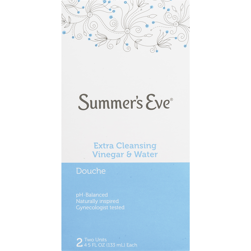 slide 4 of 9, Summer's Eve Extra Cleansing Vinegar & Water Douche, 2 ct; 4.5 oz