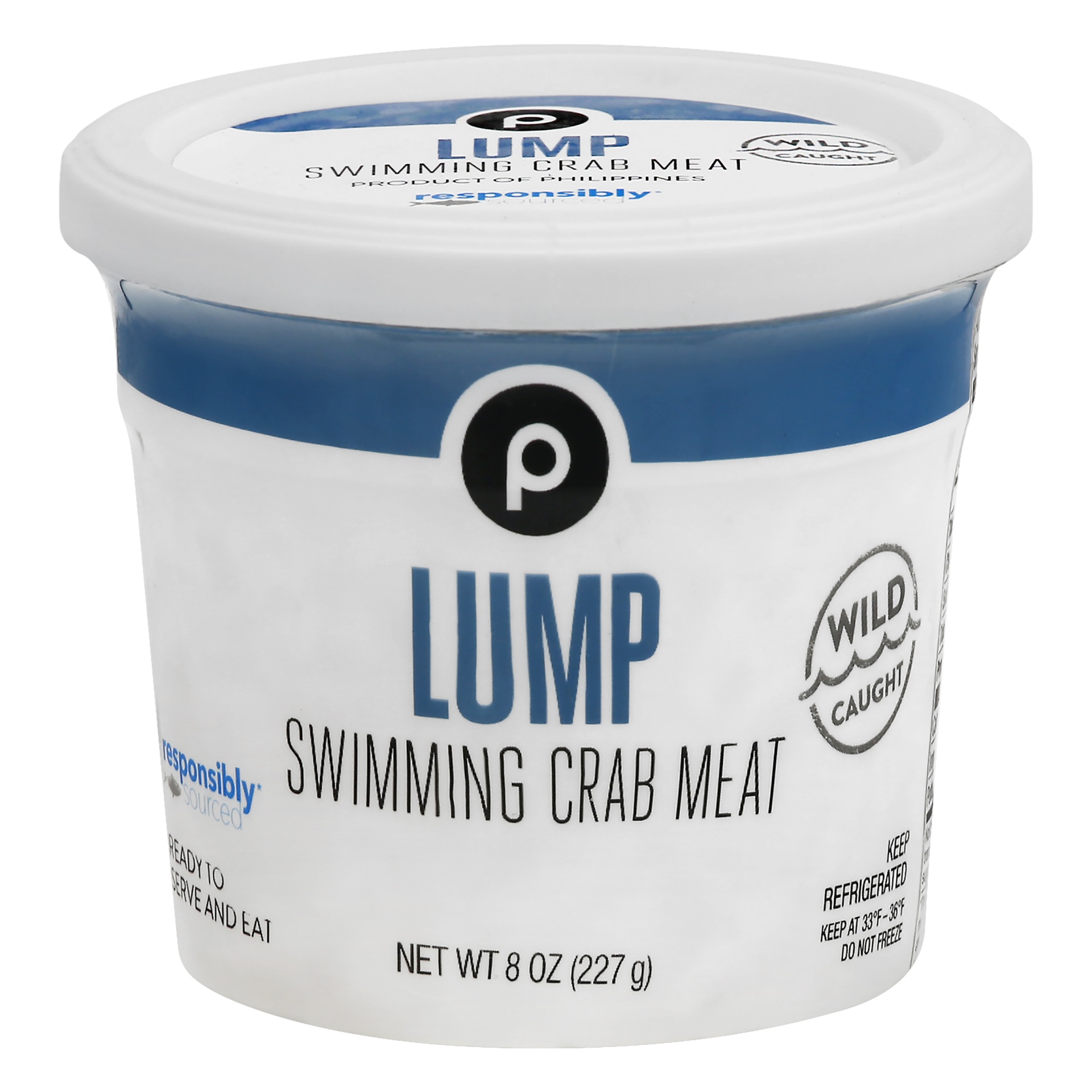 slide 1 of 1, Publix Lump Swimming Crab Meat, 8 oz