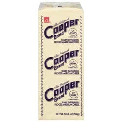 Cooper White American Cheese, Deli Sliced
