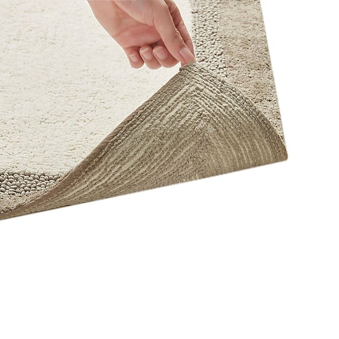 slide 5 of 5, Madison Park Amherst Bath Rug - Taupe, 20 in x 30 in