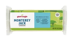 Giant Eagle Monterey Jack Cheese - 8 oz