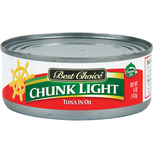 slide 1 of 1, Best Choice Chunky Light Tuna In Oil, 5 oz