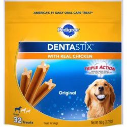 Pedigree Dentastix Original Large Dog Treats with Real Chicken