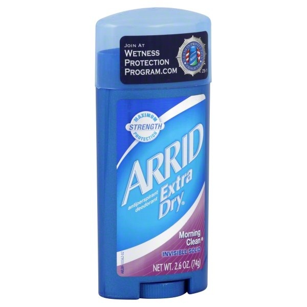 slide 1 of 1, Arrid Anti-Perspirant Deodorant, Invisible Solid, Morning Clean, 2.6 oz