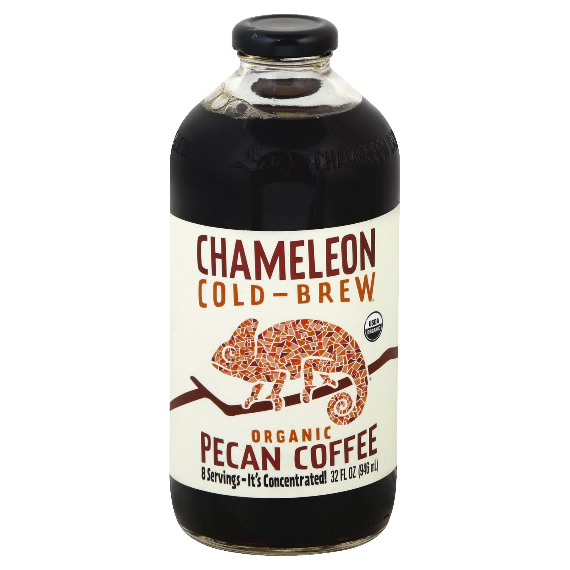 slide 1 of 4, Chameleon Cold-Brew Organic Coffee Concentrated Pecan, 32 fl oz