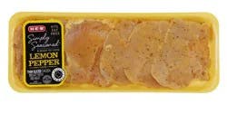 H-E-B Simply Seasoned Thin Sliced Lemon Pepper Chicken Breast