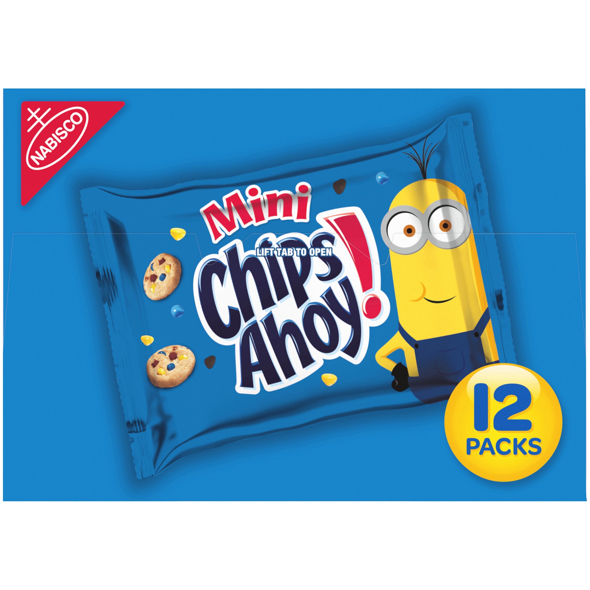 slide 6 of 11, CHIPS AHOY! Minions Mini Cookies, Limited Edition, 12 Snack Packs (1 oz.) - INNER PACK, 12 oz