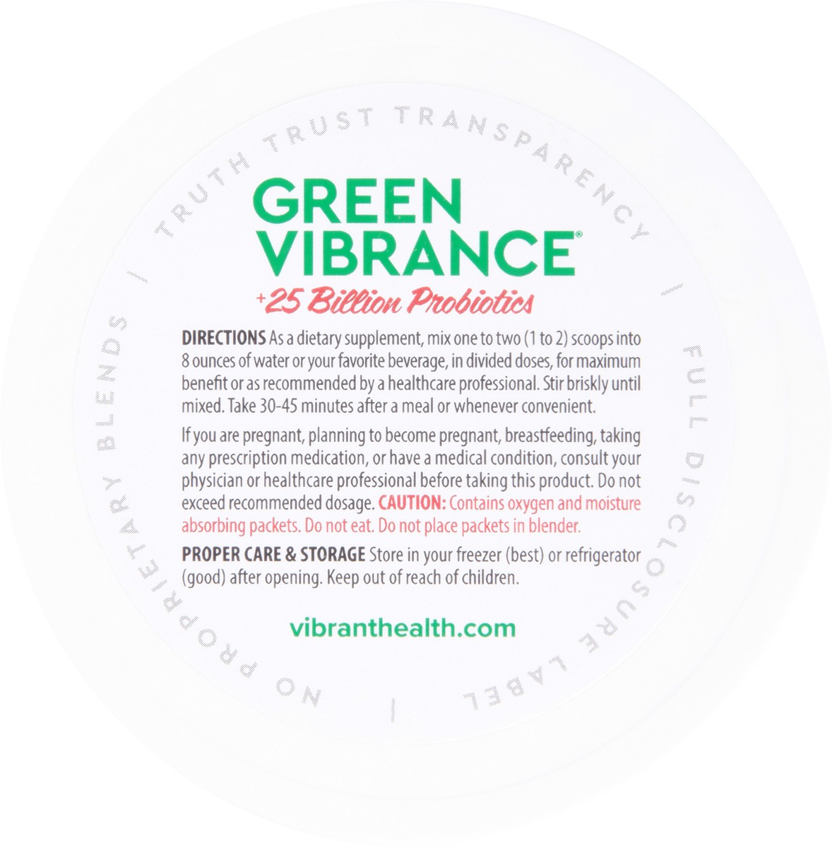 slide 2 of 9, Vibrant Health Green Vibrance Plant-based Superfood Powder, 11.64 oz