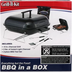 Grill It Kit Kay Home Square Tabletop Grill