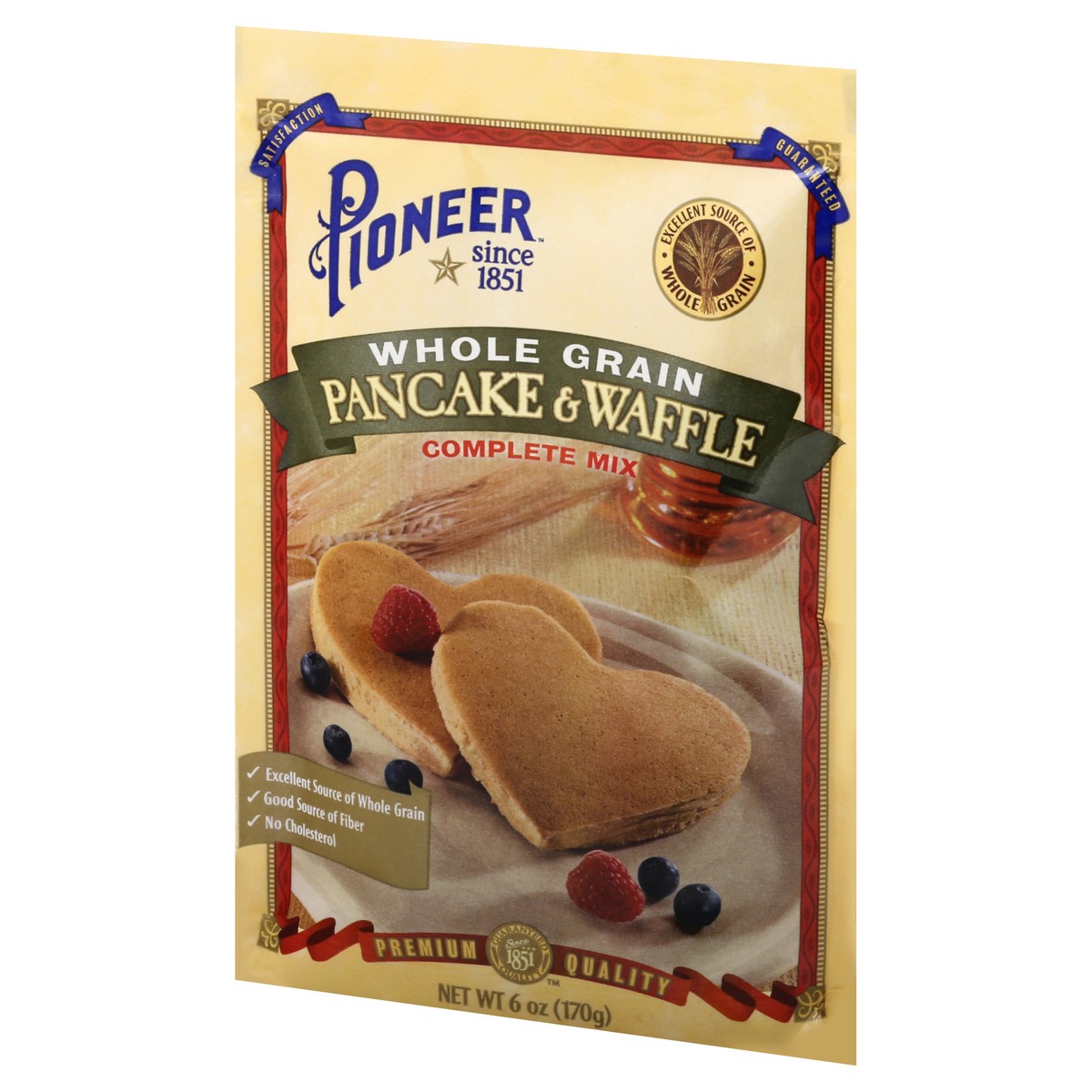 slide 7 of 13, Pioneer Whole Grain Pancake & Waffle Complete Mix 6 oz, 6 oz