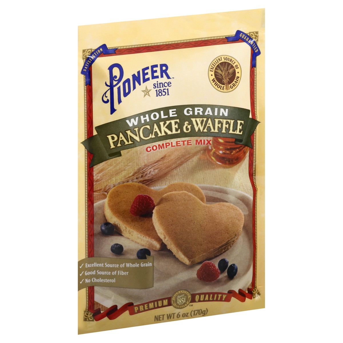 slide 6 of 13, Pioneer Whole Grain Pancake & Waffle Complete Mix 6 oz, 6 oz