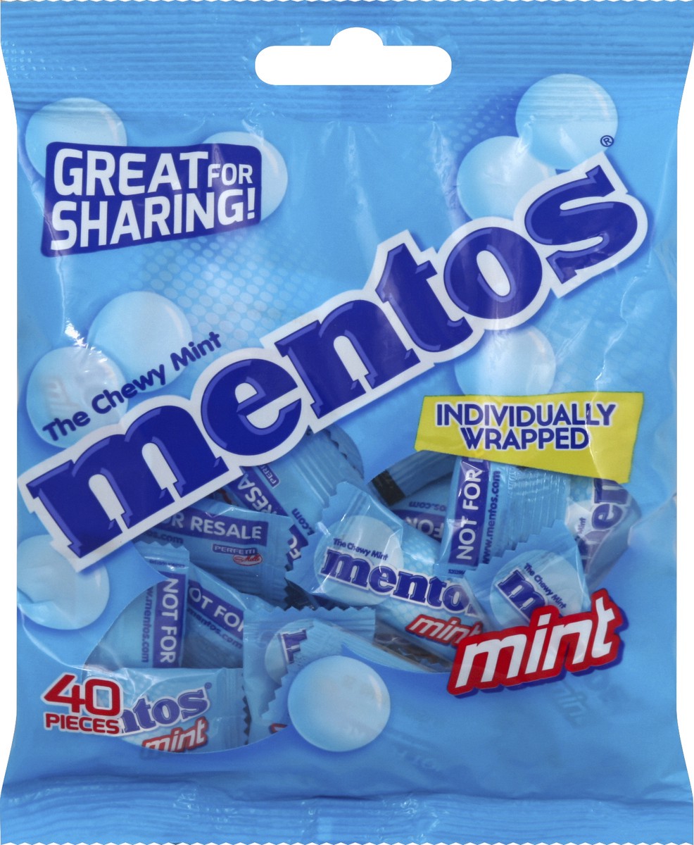 slide 5 of 5, Mentos Chewy Mint 40 ea, 40 ct