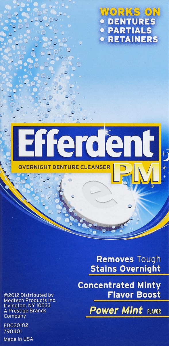 slide 3 of 4, Efferdent Denture Cleanser 78 ea, 78 ct