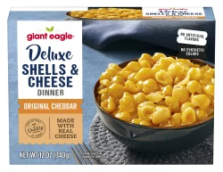 Giant Eagle Deluxe Shells & Cheese Dinner, Original Cheddar